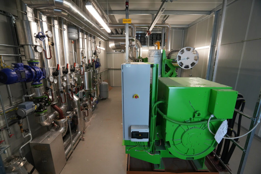 Die neue Energiezentrale im Klärwerk. Foto: Stadt Bayreuth