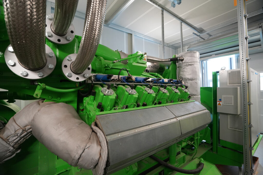 Die neue Energiezentrale im Klärwerk. Foto: Stadt Bayreuth